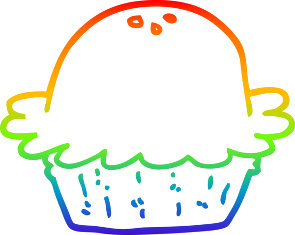 gökkuşağı gradyanı bir insan tarafından çizilmiş bir karikatür turtasının çizimi