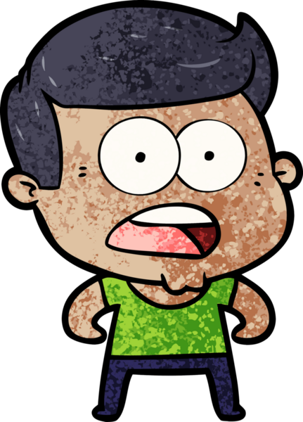 Bir insan tarafından çizilmiş bir karikatür.