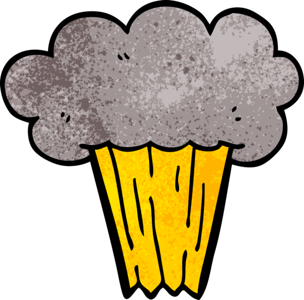 Bir insan tarafından çizilmiş karalama patlaması.