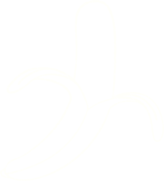 Bir insan tarafından çizilmiş muz tebeşiri.