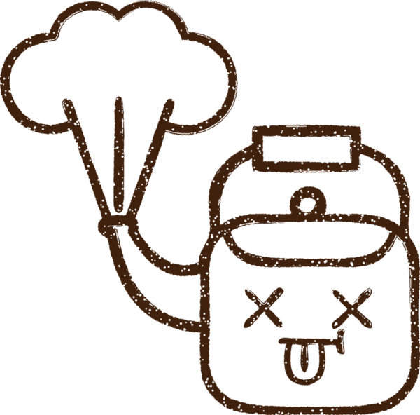 Bir insan tarafından çizilen Sıcak Çaydanlık Kömürü