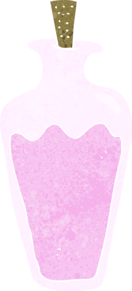 Bir insan tarafından çizilmiş karikatür iksiri