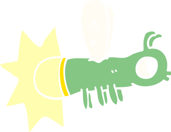 Bir insan tarafından çizilmiş karalama böceği.