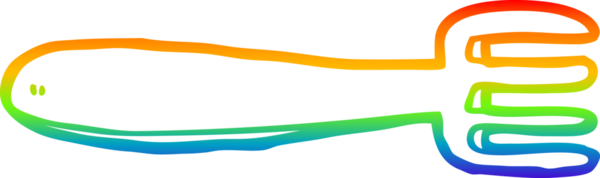 gökkuşağı gradyan çizgi çizimi bir insan tarafından çizilmiş.