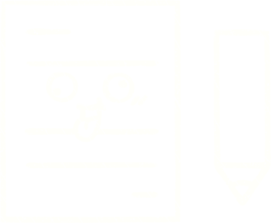 Bir insan tarafından çizilmiş Ofis Kağıdı Tebeşiri