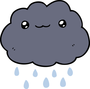 bir insan tarafından çizilmiş karikatür bulutu