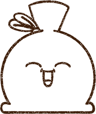 Bir insan tarafından çizilmiş çuval kömürü