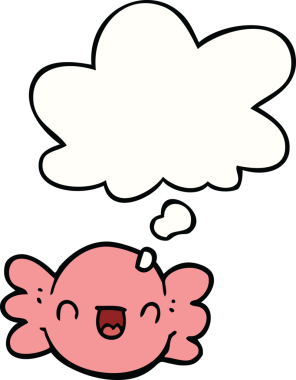 Bir insan tarafından çizilmiş düşünce baloncuklu şekerler.