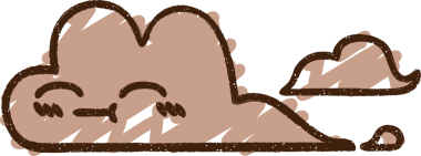 Bir insan tarafından çizilen Yağmur Bulutu Tebeşiri