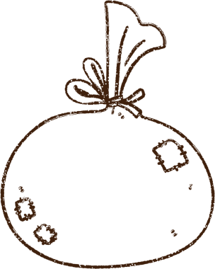 Eski Çuval Kömür Bir insan tarafından çizilmiş