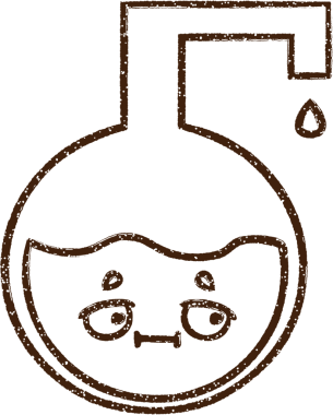 Bir insan tarafından çizilen Kimyasal Süreç Kömür Çizimi