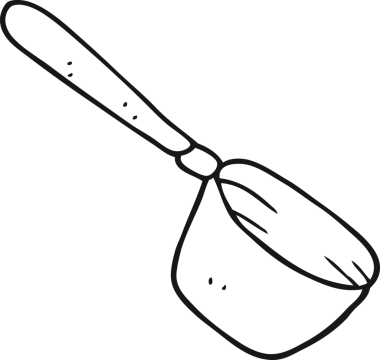 Bir insan tarafından çizilmiş siyah beyaz bir mutfak tenceresi.