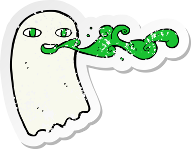 Bir insan tarafından çizilmiş iğrenç bir karikatürün gerilimli yapıştırması.