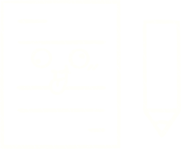 Bir insan tarafından çizilmiş Ofis Kağıdı Tebeşiri