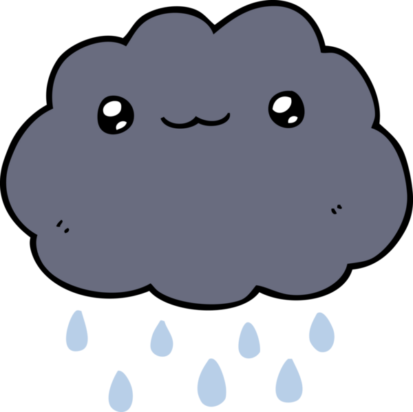 bir insan tarafından çizilmiş karikatür bulutu