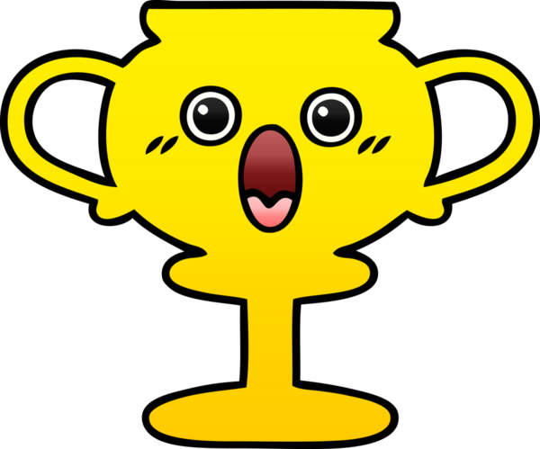 Bir insan tarafından çizilmiş bir kupanın gölgelenmiş karikatürü