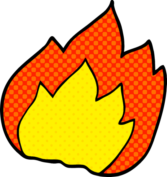 Bir insan tarafından çizilmiş karalama ateşi