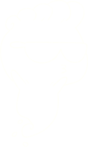 Bir insan tarafından çizilen Havalı Hayalet Tebeşiri