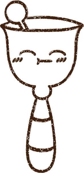 Bir insan tarafından çizilmiş çan kömürü çizimi