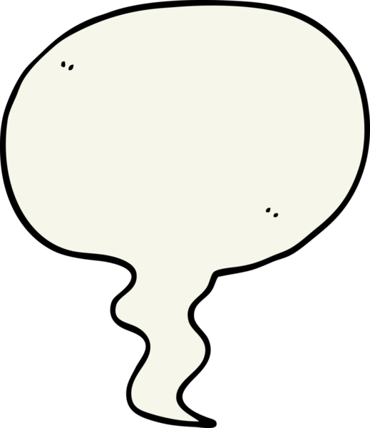 bir insan tarafından çizilmiş karikatür konuşma balonu