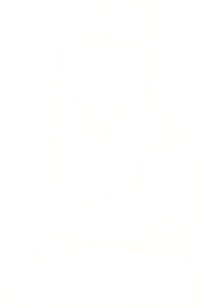 Ölü Mikroskop Tebeşiri Bir insan tarafından çizilmiş