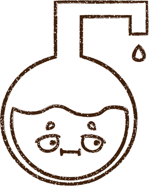 Bir insan tarafından çizilen Kimyasal Süreç Kömür Çizimi