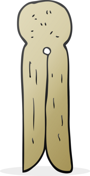 Bir insan tarafından çizilmiş eski usul tahta çivi.