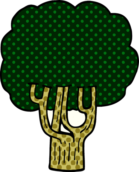 Bir insan tarafından çizilmiş karalama ağacı.