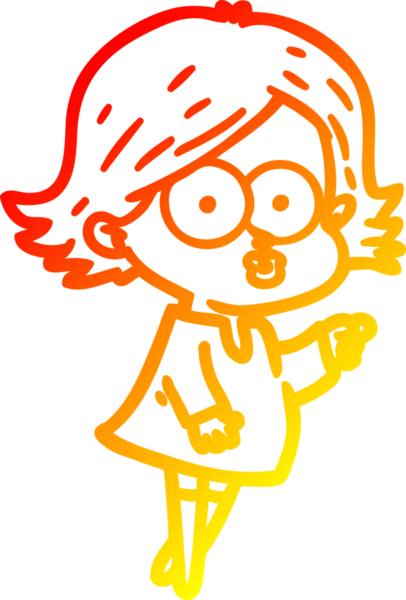 Bir insan tarafından somurtulmuş çizgi film kızı çizimi.