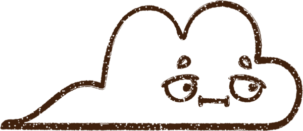 Hava Bulutu Kömürü Bir insan tarafından çizilmiş