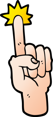 Bir insan tarafından çizilmiş bir çizgi film.