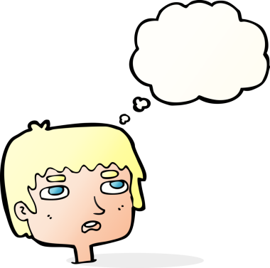 Bir insan tarafından çizilmiş karikatür, mutsuz surat.