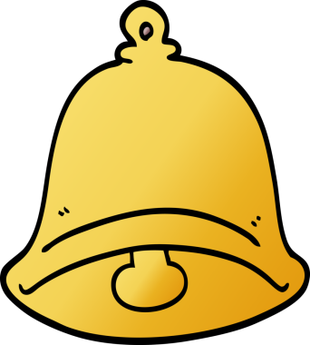 Bir insan tarafından çizilmiş karalama zili.