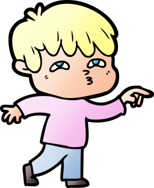 Bir insan tarafından çizilmiş garip bir adam.