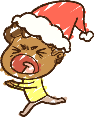 Bir insan tarafından çizilen Noel Adam Tebeşiri