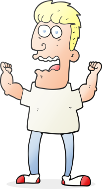 Bir insan tarafından çizilen serbest çizilmiş karikatür.