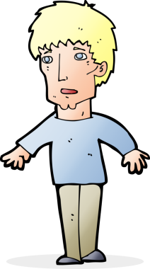 Bir insan tarafından çizilen karikatür adamı şaşırttı