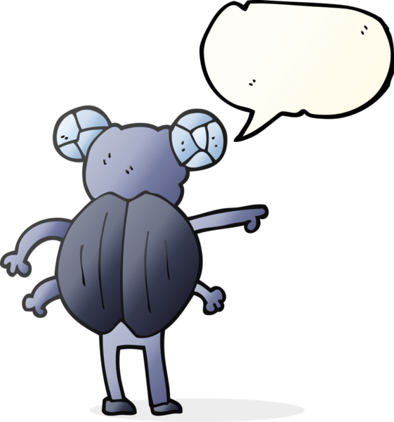 Bir insan tarafından çizilmiş serbest konuşma balonu karikatürü.