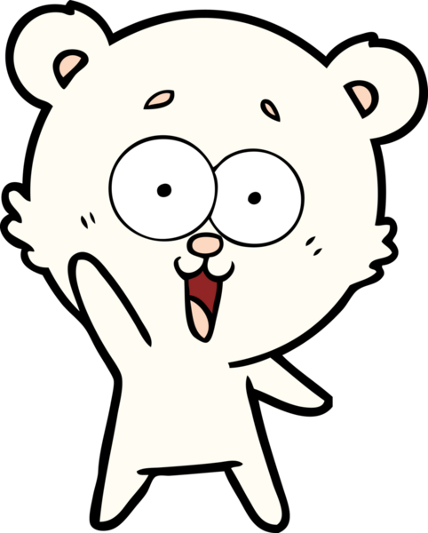 Bir insan tarafından çizilmiş oyuncak ayı karikatürü.