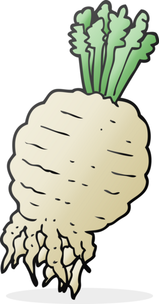 Bir insan tarafından çizilmiş şalgam karikatürü.