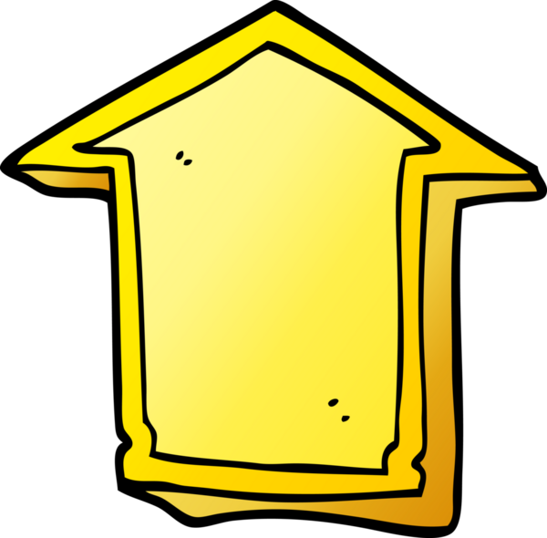 bir insan tarafından çizilmiş karalama yönü oku