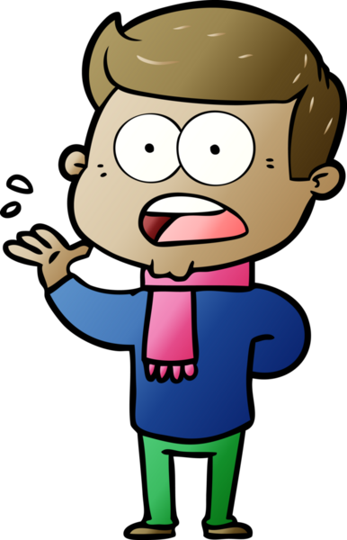 Bir insan tarafından çizilmiş bir karikatür.