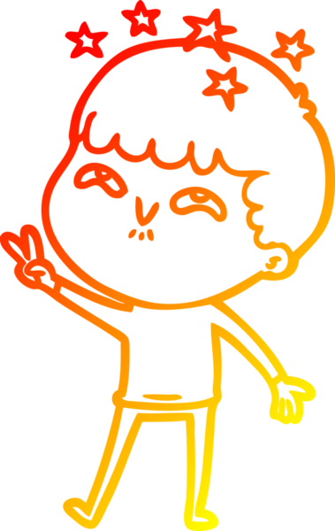 İnsan tarafından çizilmiş bir çizgi film karakteri.