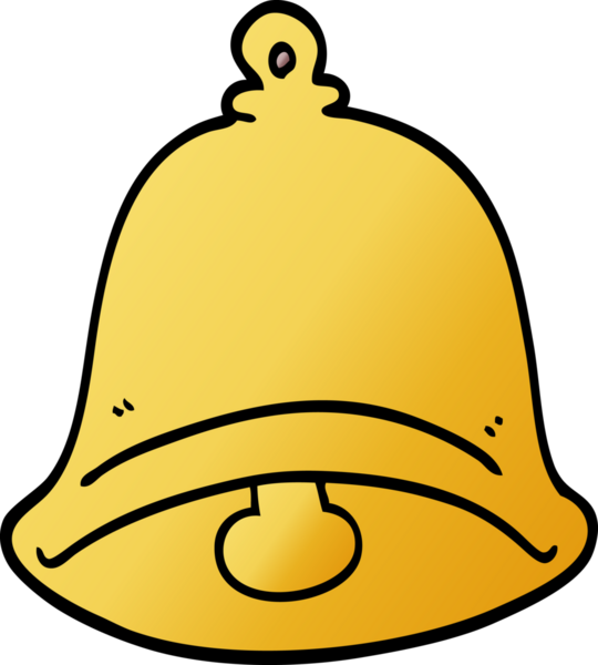 Bir insan tarafından çizilmiş karalama zili.