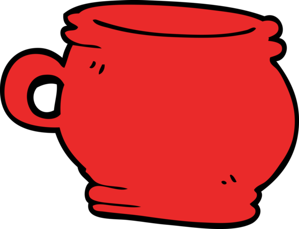 Bir insan tarafından çizilmiş karalama kabı.