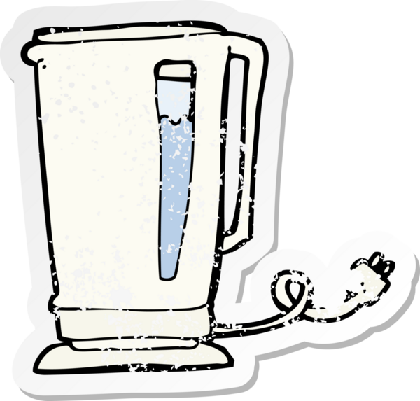 Bir insan tarafından çizilmiş bir çizgi filmin gerilimli çıkartması.