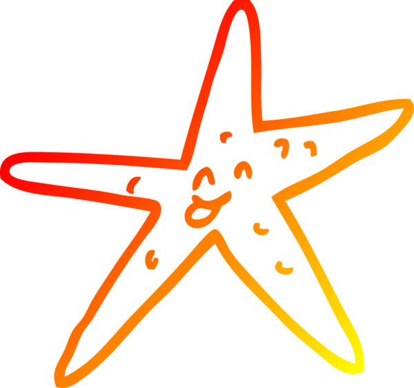 Bir insan tarafından çizilmiş karikatür yıldızı çizimi