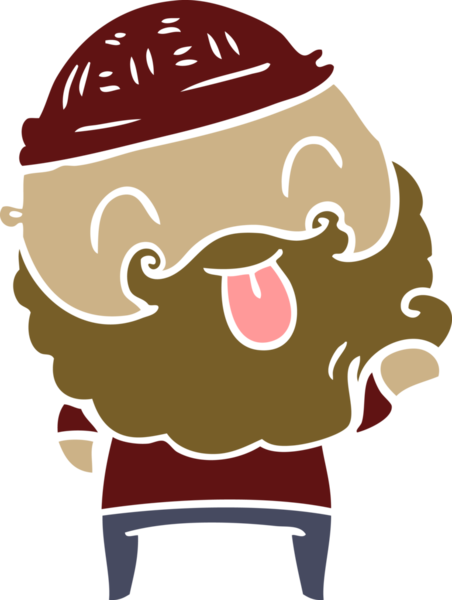 Bir insan tarafından çizilmiş sakallı bir adam.