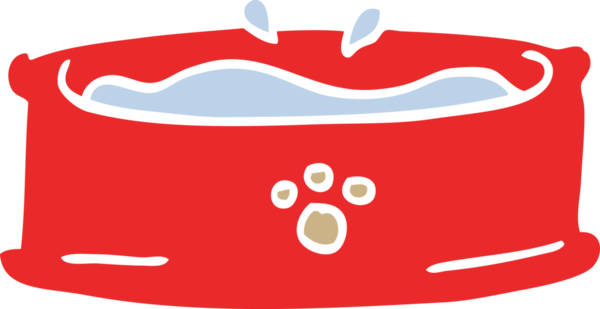 bir insan tarafından çizilmiş karalama evcil hayvan kasesi