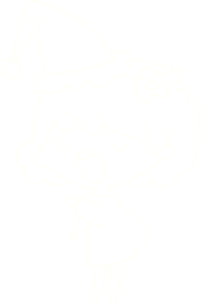 Bir insan tarafından çizilen Noel Kadın Tebeşiri